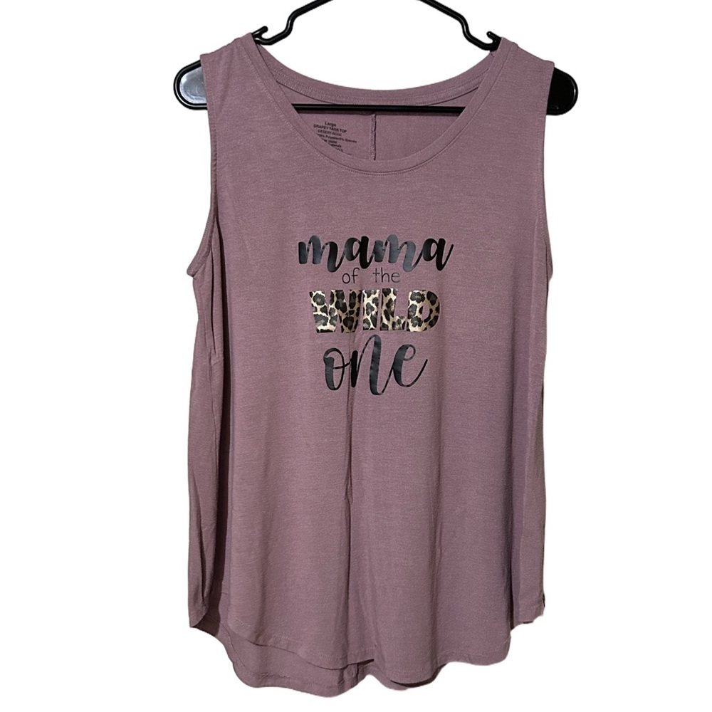 Women's Mauve Desert Rose Graphic Tank Top